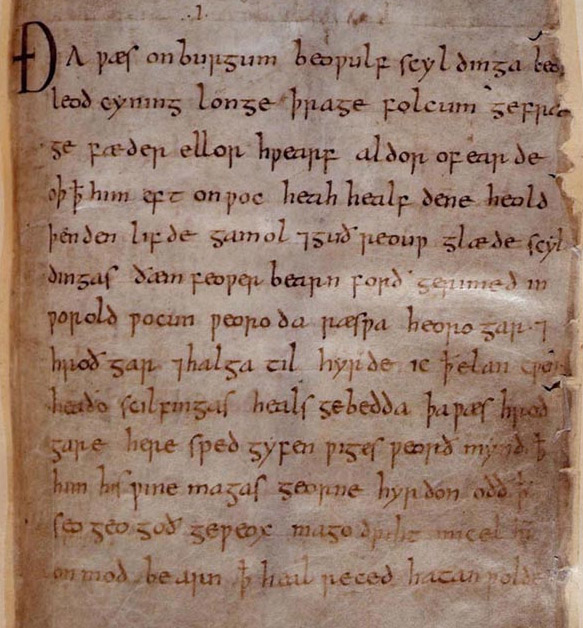 Beowulf manuscript British Library