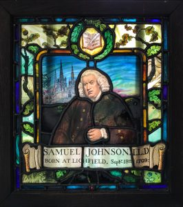 Samuel Johnson stained glass