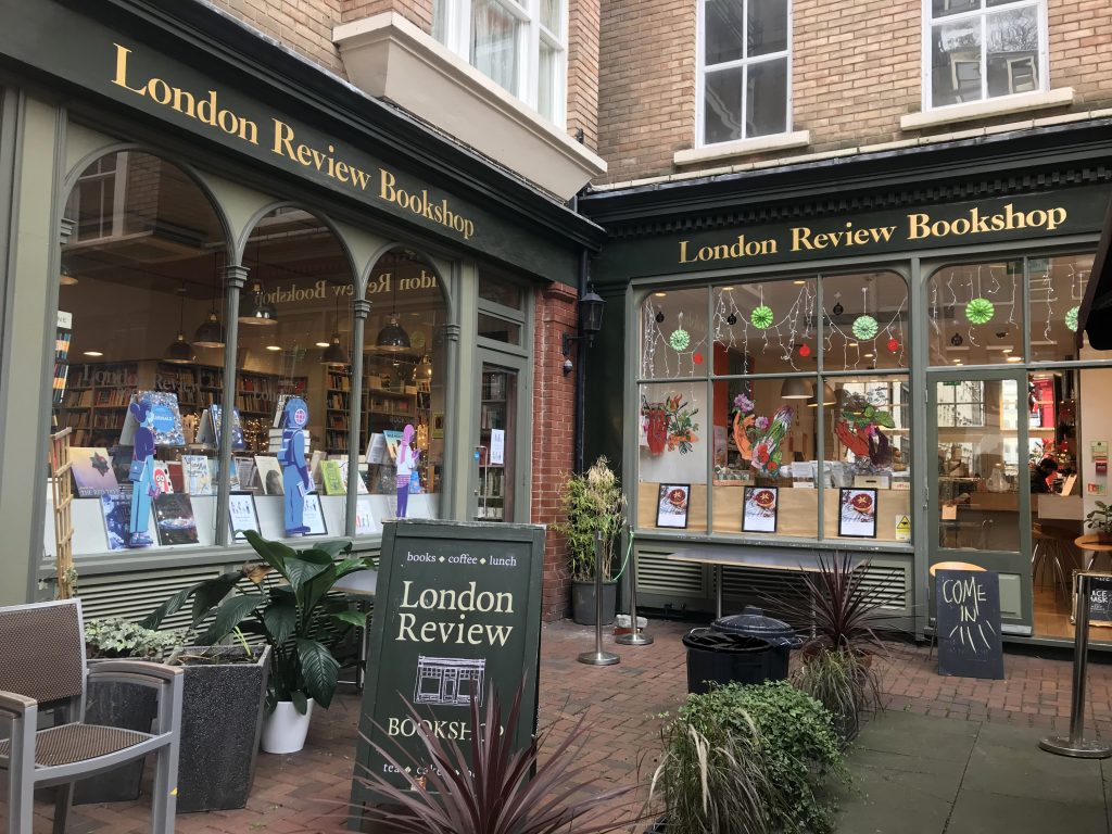 Exterior of London Review Bookshop