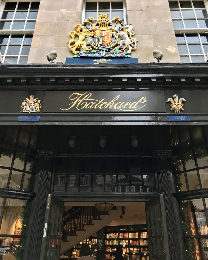 Exterior of Hatchards bookshop, Piccadilly