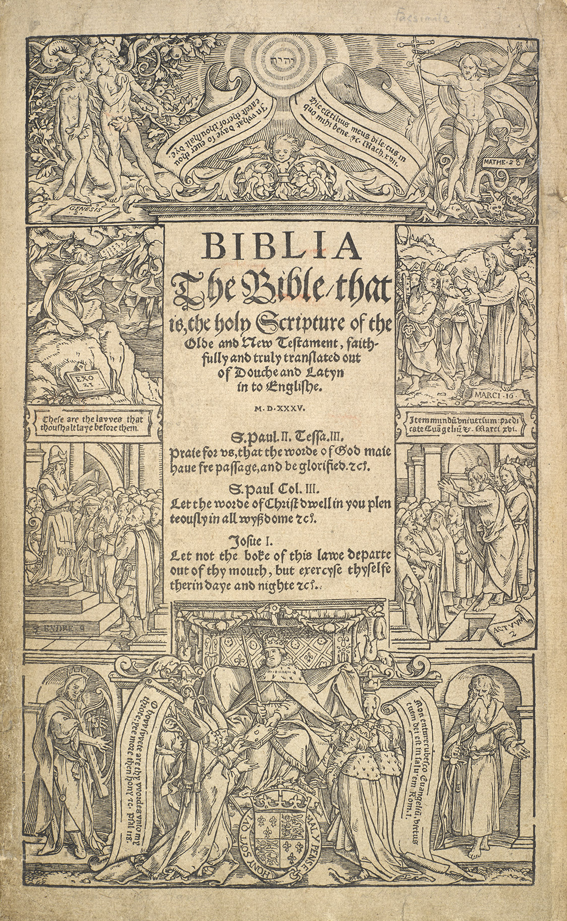 Coverdale Bible, British Library
