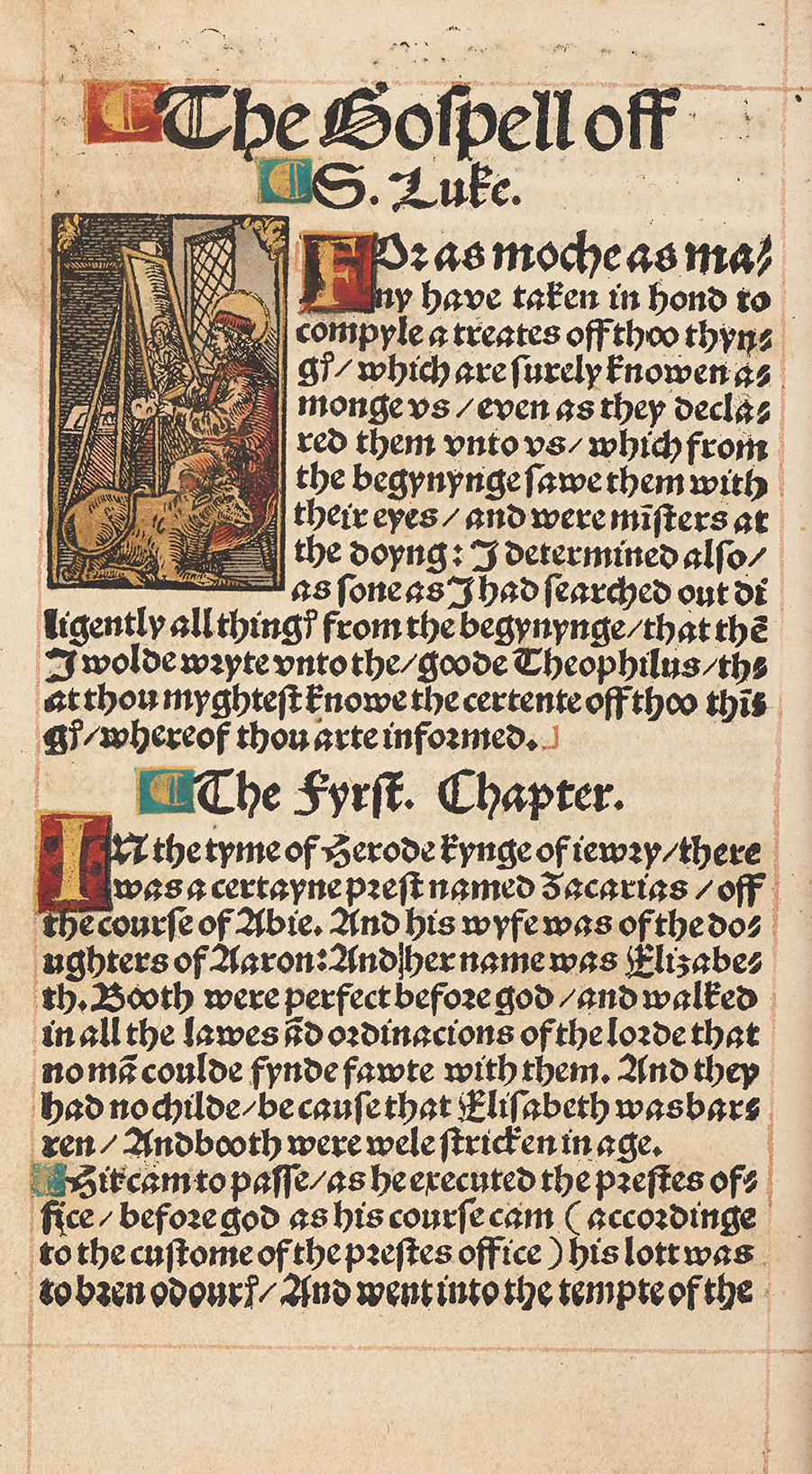 William Tyndale's New Testament 1526, British Library
