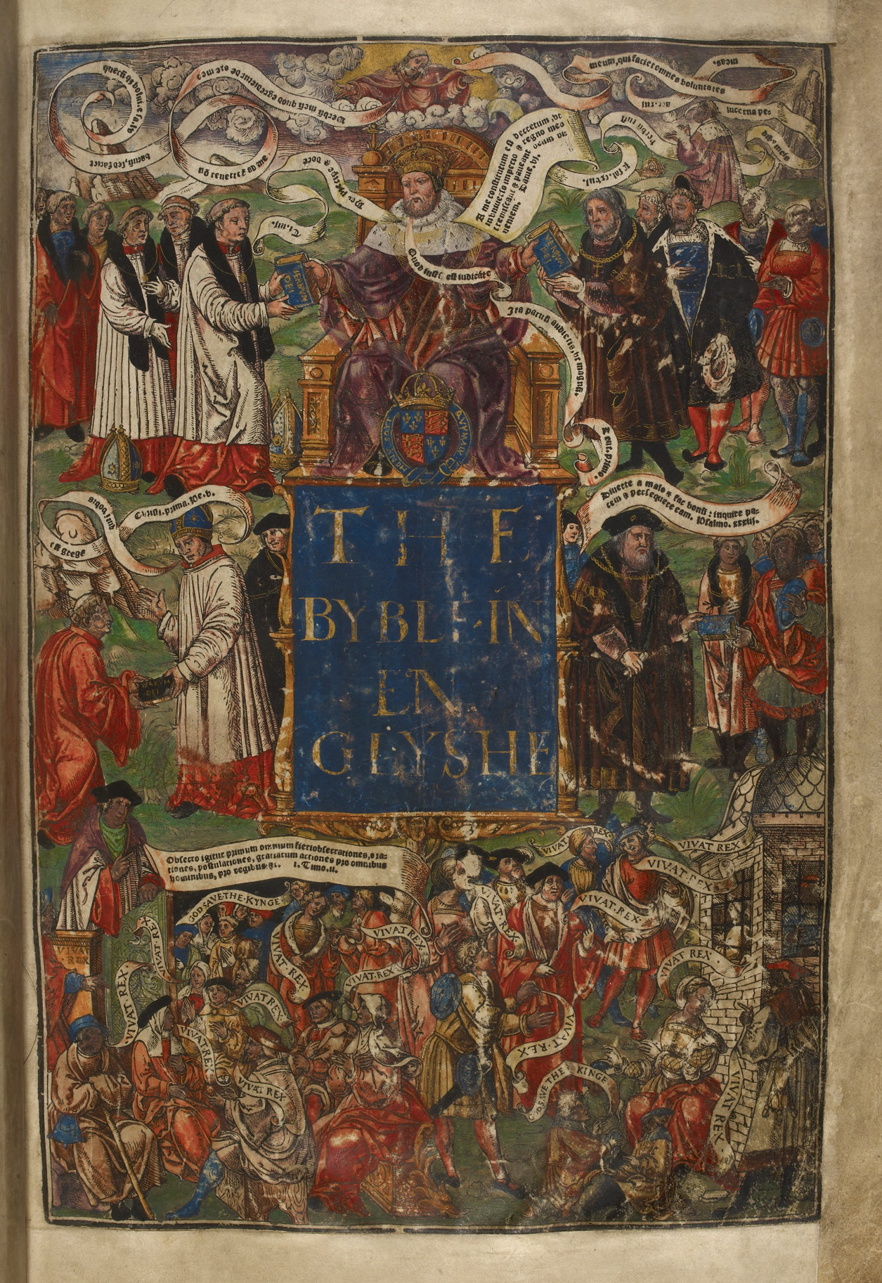 The Great Bible, probably Henry VIII's own copy, British Library